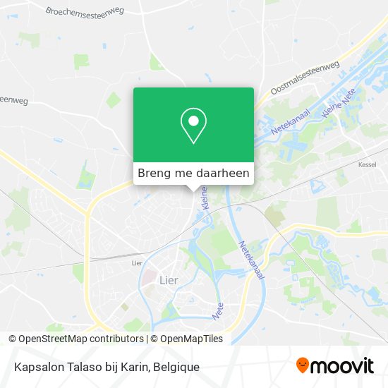 Kapsalon Talaso bij Karin kaart