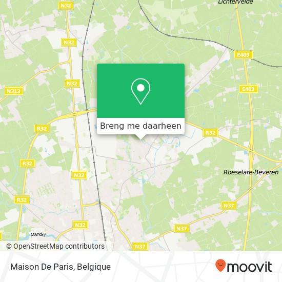 Maison De Paris kaart