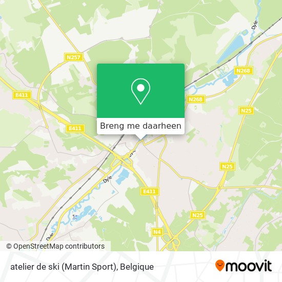 atelier de ski (Martin Sport) kaart