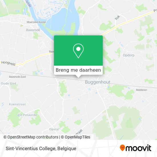 Sint-Vincentius College kaart