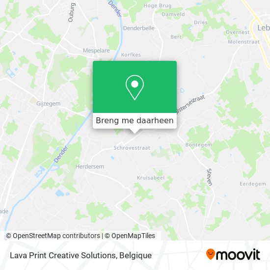 Lava Print Creative Solutions kaart