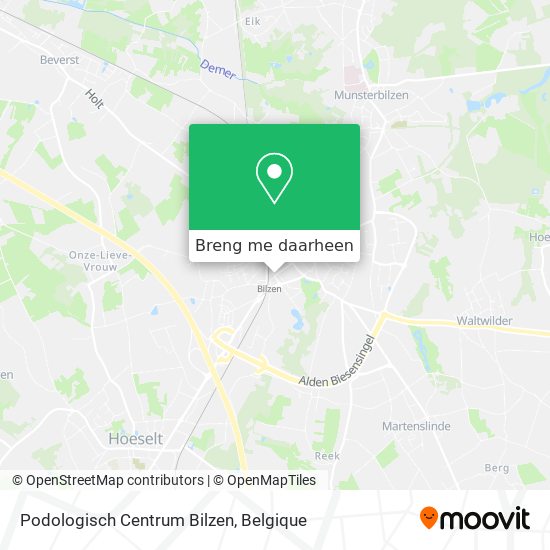 Podologisch Centrum Bilzen kaart