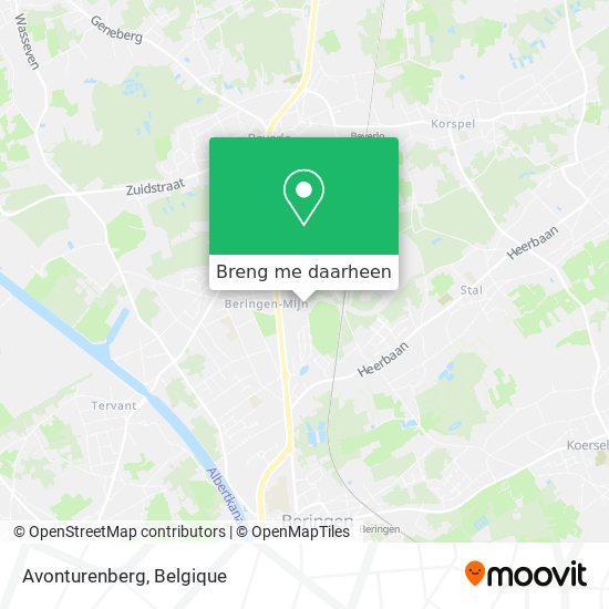 Avonturenberg kaart