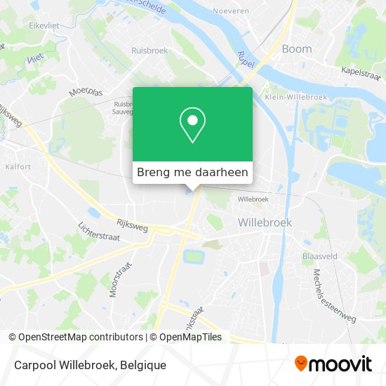 Carpool Willebroek kaart