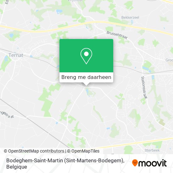 Bodeghem-Saint-Martin (Sint-Martens-Bodegem) kaart