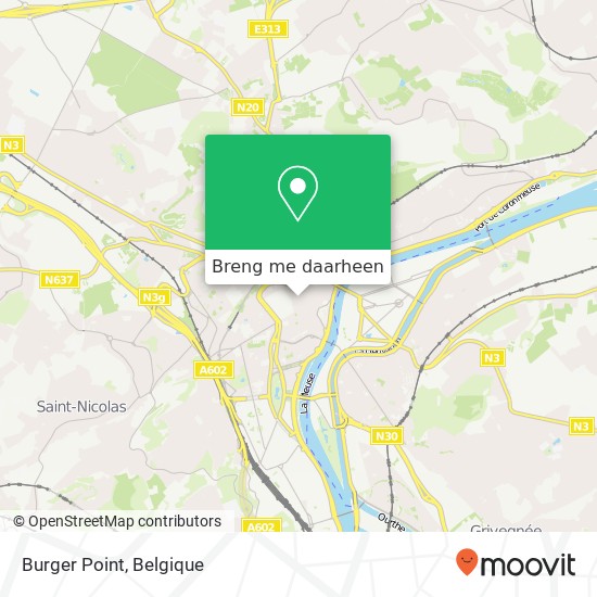 Burger Point kaart