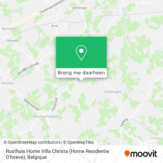Rusthuis Home Villa Christa (Home Residentie D'hoeve) kaart
