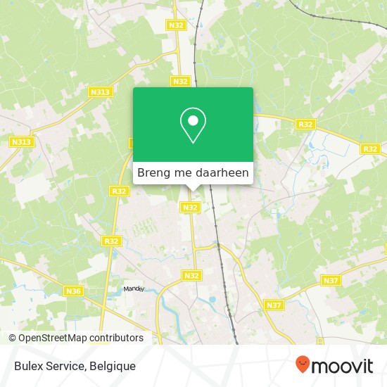 Bulex Service kaart