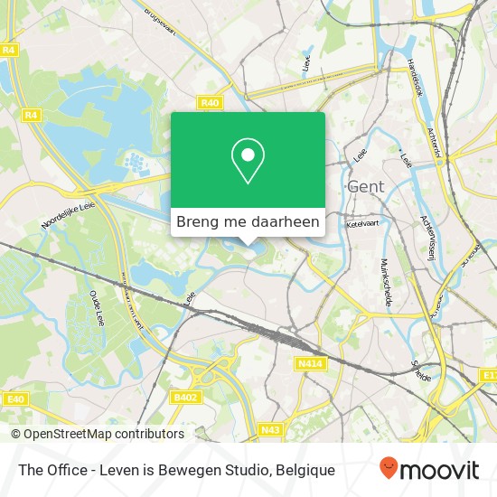 The Office - Leven is Bewegen Studio kaart