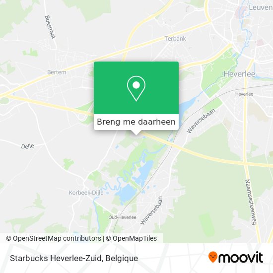 Starbucks Heverlee-Zuid kaart