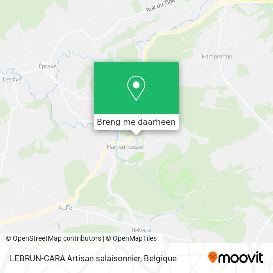 LEBRUN-CARA Artisan salaisonnier kaart