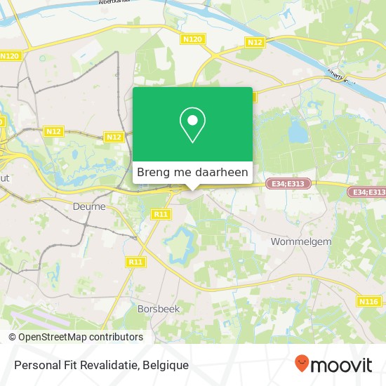 Personal Fit Revalidatie kaart