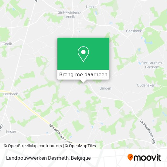 Landbouwwerken Desmeth kaart
