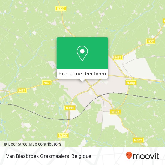 Van Biesbroek Grasmaaiers kaart