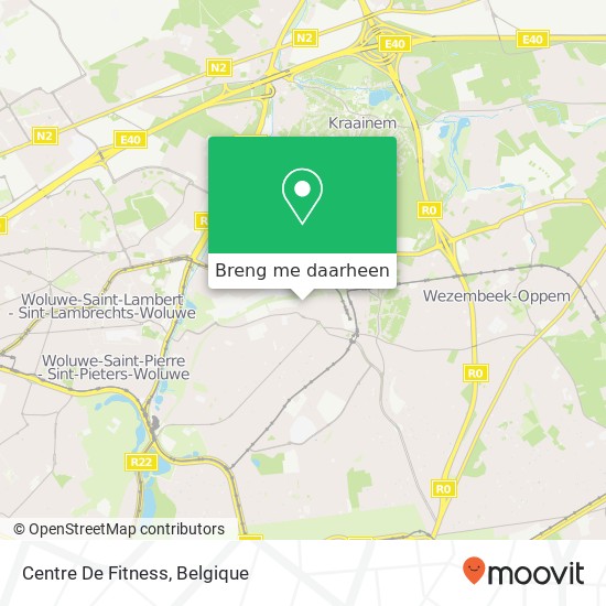 Centre De Fitness kaart