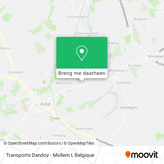Transports Dandoy - Mollem I kaart