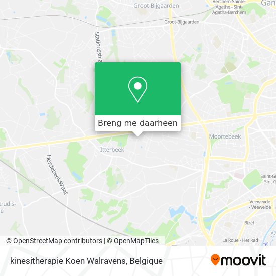 kinesitherapie Koen Walravens kaart