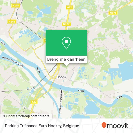 Parking Trifinance Euro Hockey kaart