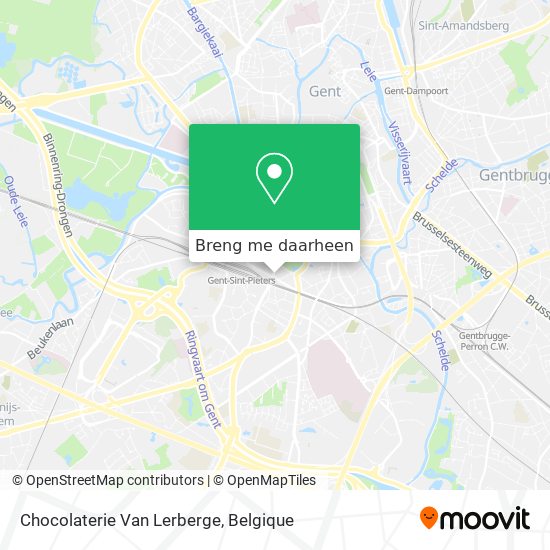 Chocolaterie Van Lerberge kaart