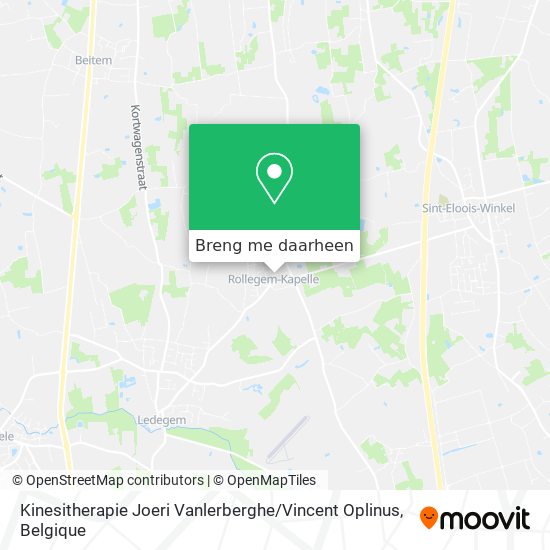 Kinesitherapie Joeri Vanlerberghe / Vincent Oplinus kaart