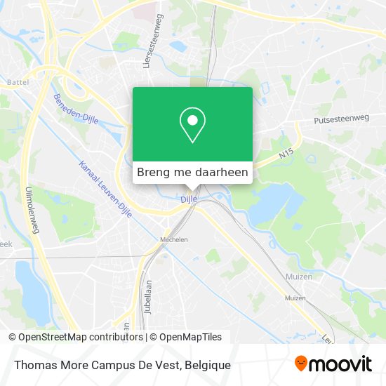 interieur dun Mm Hoe gaan naar Thomas More Campus De Vest in Mechelen via Trein of Bus?