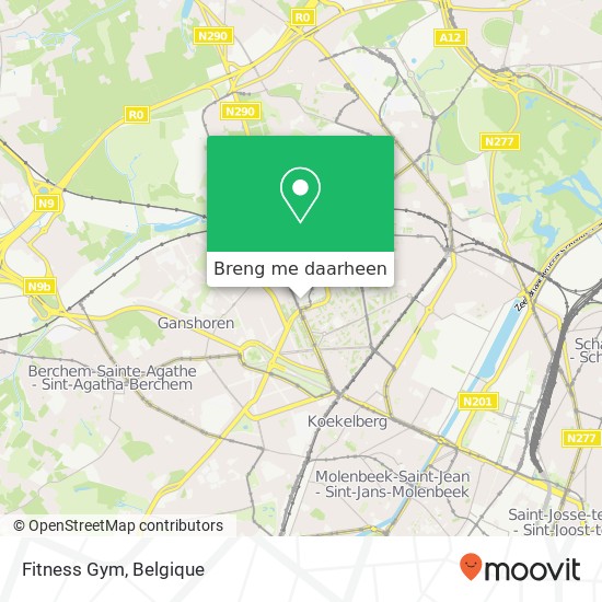 Fitness Gym kaart