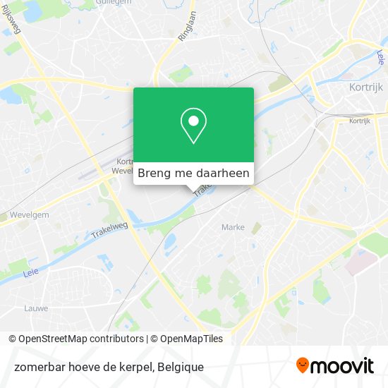 zomerbar hoeve de kerpel kaart