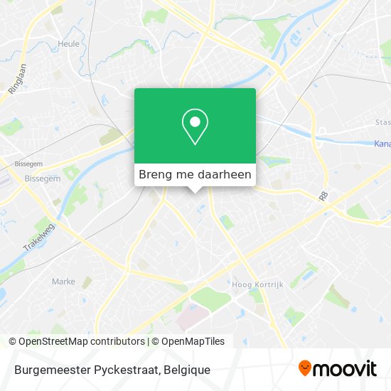 Burgemeester Pyckestraat kaart