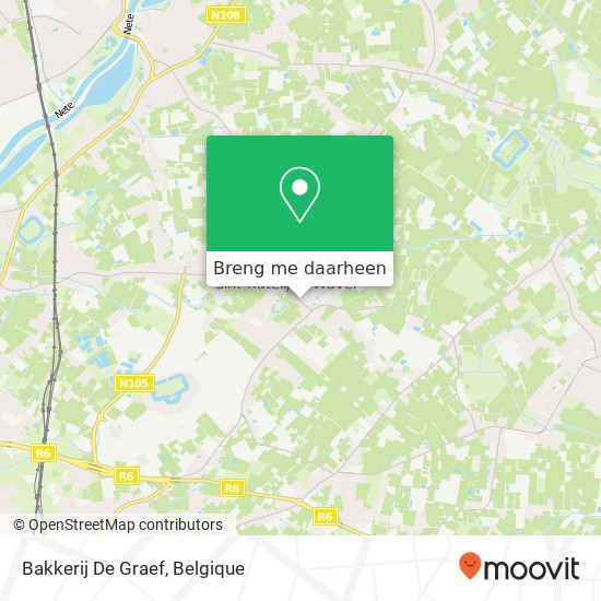 Bakkerij De Graef kaart