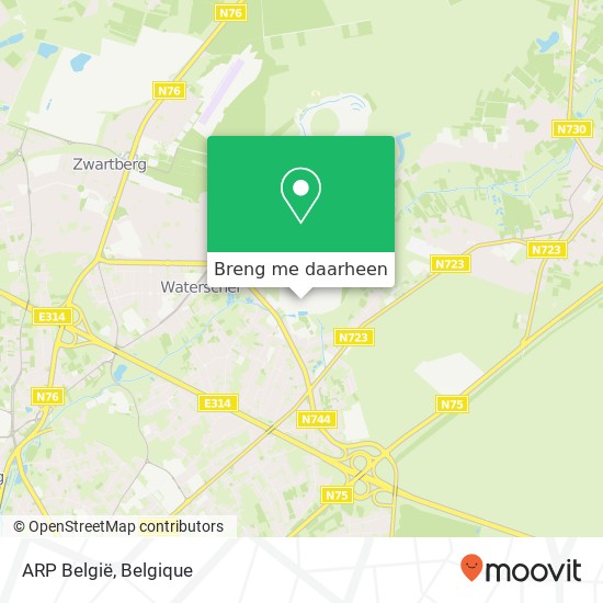 ARP België kaart