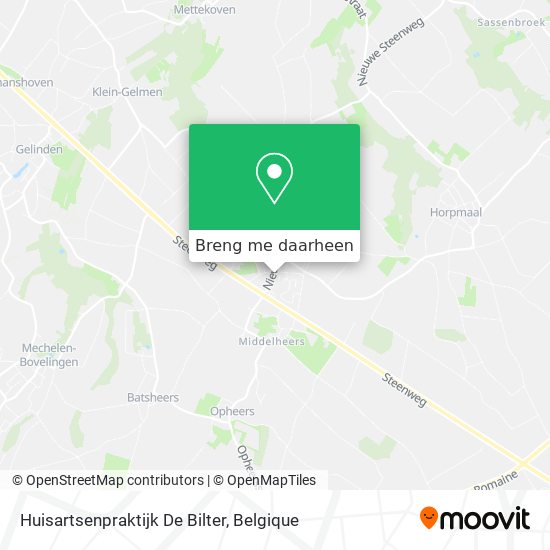 Huisartsenpraktijk De Bilter kaart