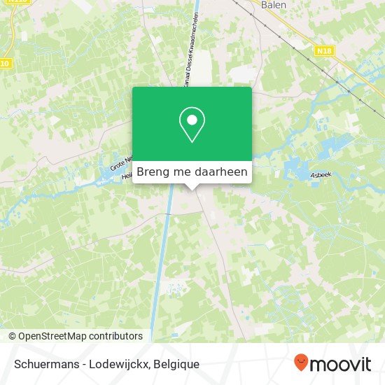 Schuermans - Lodewijckx kaart