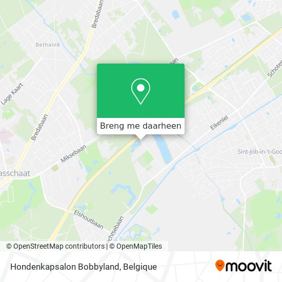 Hondenkapsalon Bobbyland kaart
