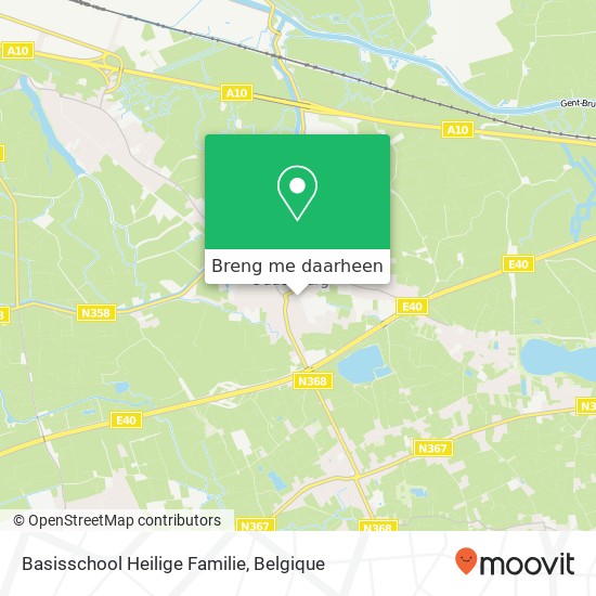 Basisschool Heilige Familie kaart