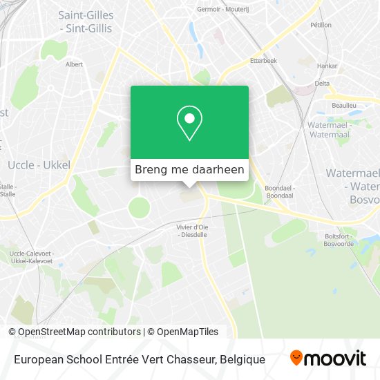 European School Entrée Vert Chasseur kaart