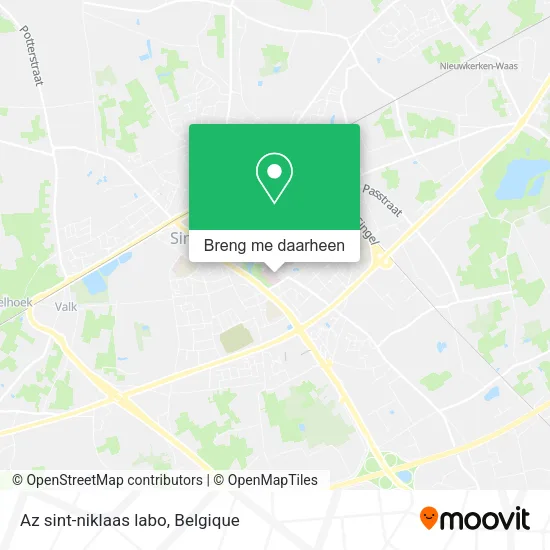 Az sint-niklaas labo kaart