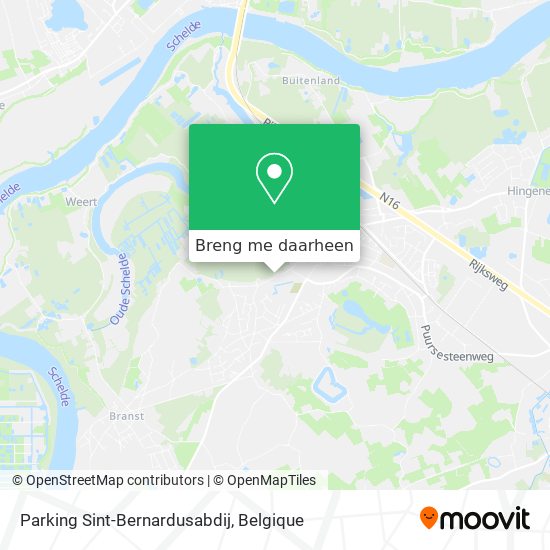 Parking Sint-Bernardusabdij kaart