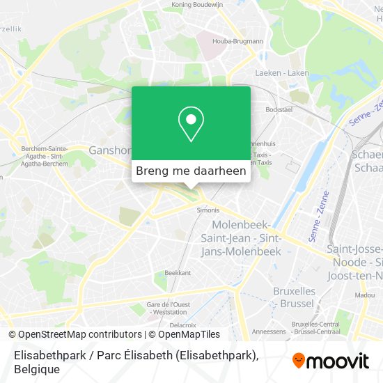 Elisabethpark / Parc Élisabeth kaart