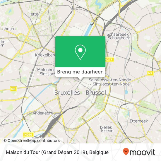 Maison du Tour (Grand Départ 2019) kaart
