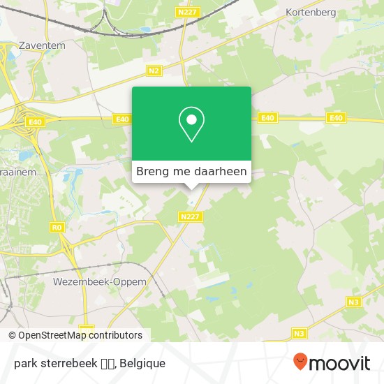 park sterrebeek 🌲🍂 kaart