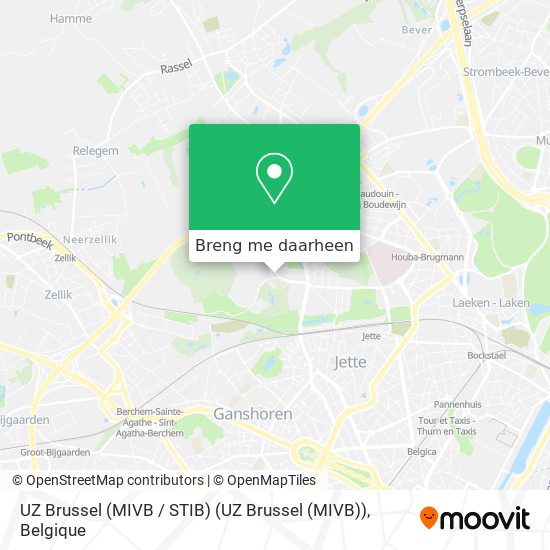UZ Brussel (MIVB / STIB) (UZ Brussel (MIVB)) kaart