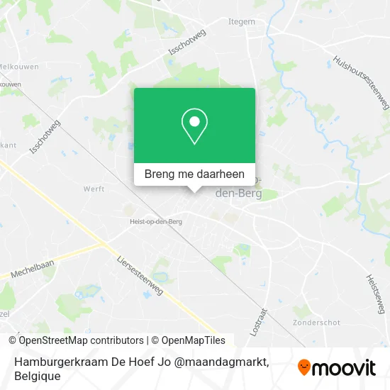 Hamburgerkraam De Hoef Jo @maandagmarkt kaart