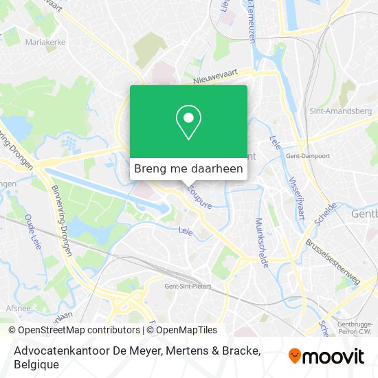 Advocatenkantoor De Meyer, Mertens & Bracke kaart