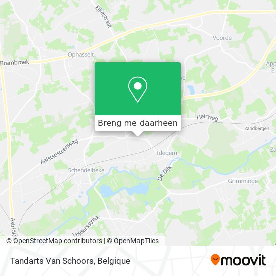 Tandarts Van Schoors kaart