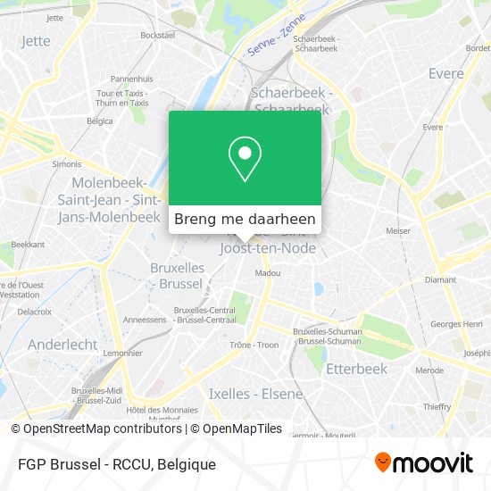 FGP Brussel - RCCU kaart