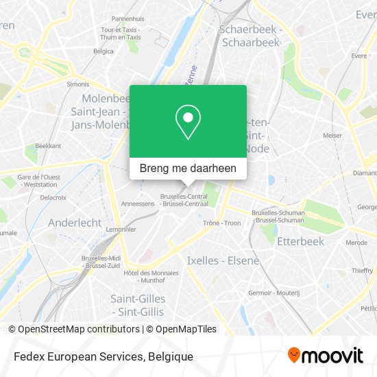 Fedex European Services kaart