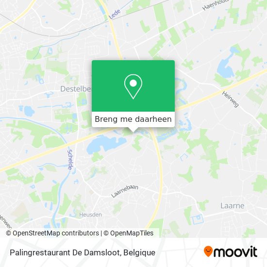 Palingrestaurant De Damsloot kaart