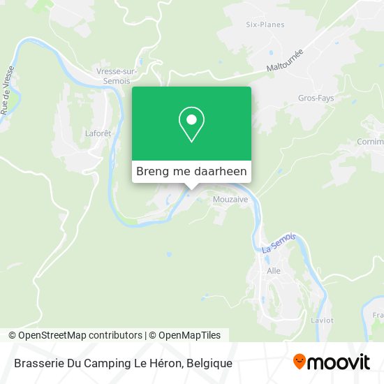 Brasserie Du Camping Le Héron kaart