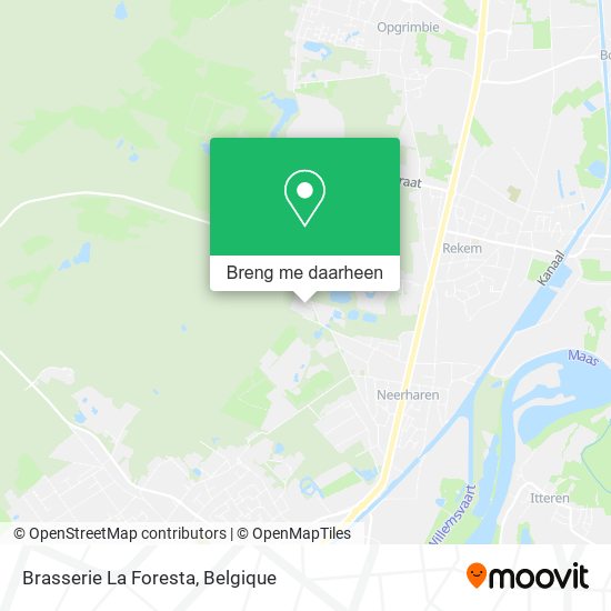 Brasserie La Foresta kaart