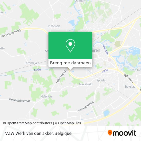 VZW Werk van den akker kaart
